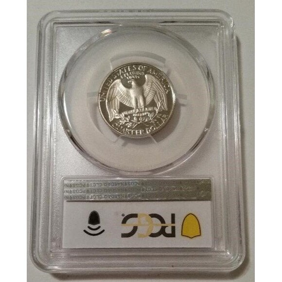 1987 S Washington Quarter Proof PR70 DCAM PCGS - Picture 2 of 2